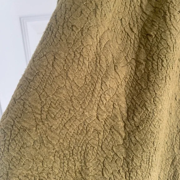 Mine Olive Green Puff Sleeve Dress - Picture 3 of 7